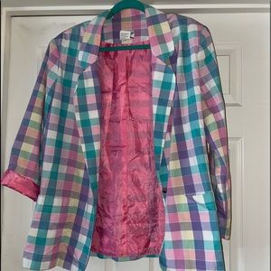 Multi Color Pastel Blazer